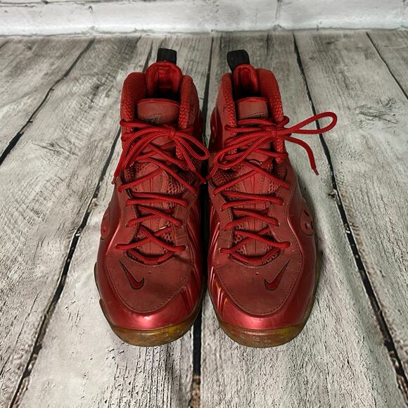 Nike Zoom Rookie Varsity Men’s Red High Top Sneakers, Size 8, Pre-owned - Picture 2 of 10